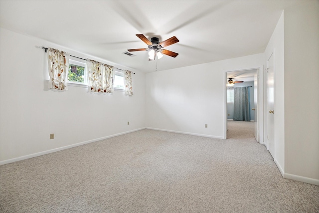 5707 Darnell St, Houston, TX 77096 - spare room featuring ceiling fan and light carpet