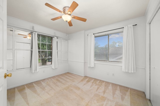 902 Mesa Terrace Dr, Katy, TX 77450 - unfurnished room featuring ceiling fan and carpet flooring