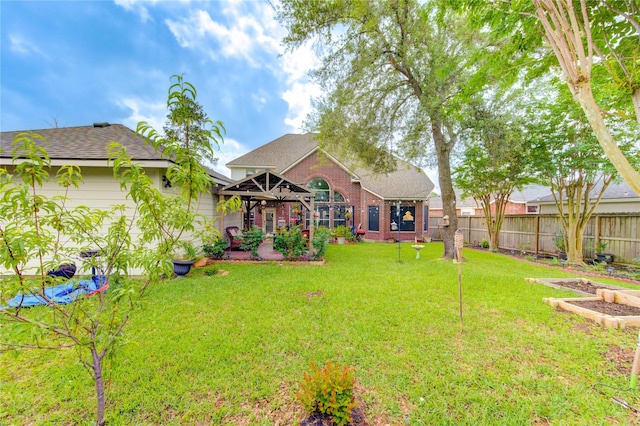 24811 Corbin Gate Dr, Spring, TX 77389 - view of yard with a gazebo