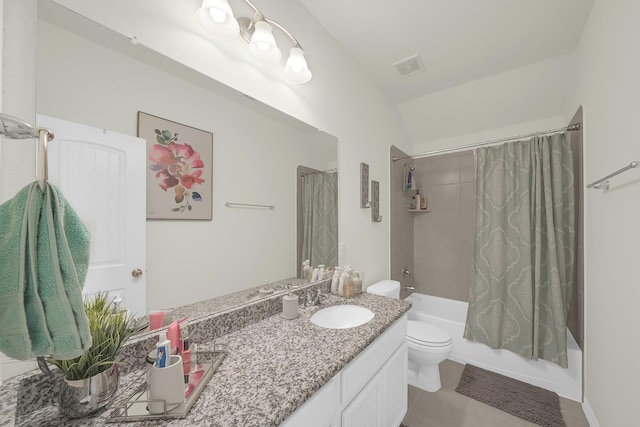 2810 Parkside Village Ln, Pearland, TX 77581 - full bathroom featuring vanity, shower / bath combo, and tile patterned flooring