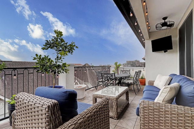 5218 Crawford St, Houston, TX 77004 - balcony with outdoor dining space and outdoor lounge area