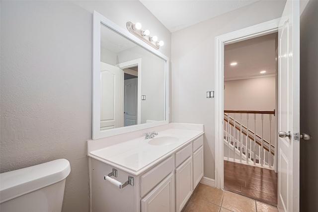 11107 Camino Oaks Dr, Houston, TX 77064 - bathroom featuring vanity and tile patterned flooring