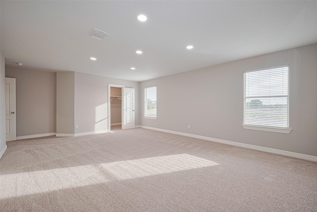 11107 Camino Oaks Dr, Houston, TX 77064 - empty room with light colored carpet and recessed lighting