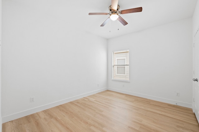 506 Mornington Ln, Katy, TX 77494 - spare room with light wood finished floors and ceiling fan