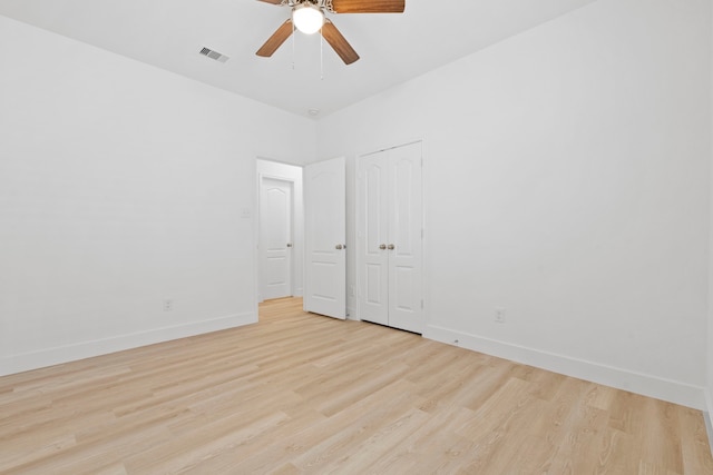 506 Mornington Ln, Katy, TX 77494 - unfurnished room with light wood-type flooring and a ceiling fan