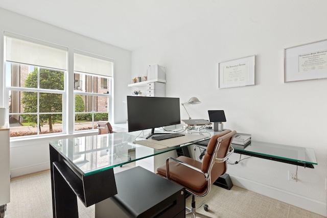6006 Matthew Oaks Pl, Houston, TX 77007 - office featuring baseboards