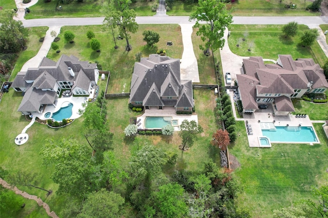 27016 Hidden Grove Landing Dr, Spring, TX 77386 - view of property location with a pool area and nearby suburban area