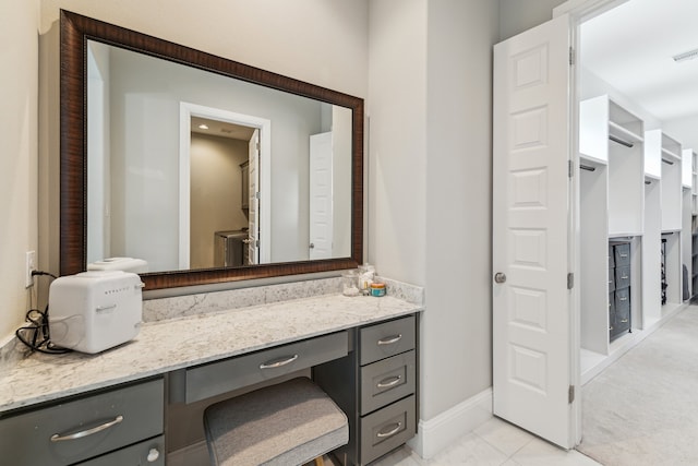 27016 Hidden Grove Landing Dr, Spring, TX 77386 - bathroom featuring vanity and baseboards