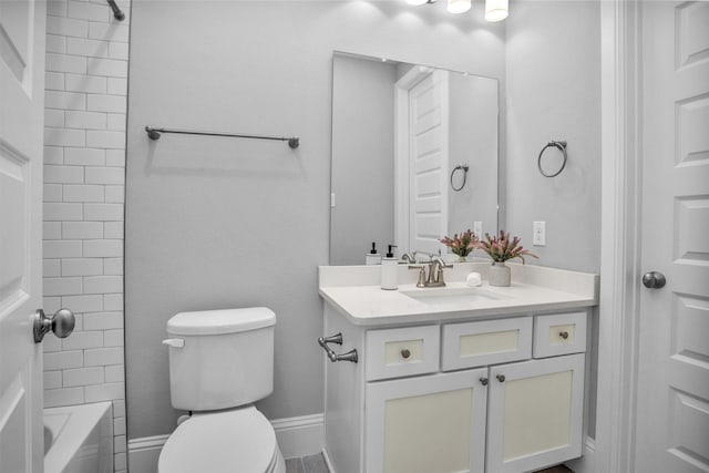 27016 Hidden Grove Landing Dr, Spring, TX 77386 - bathroom featuring vanity and bathtub / shower combination