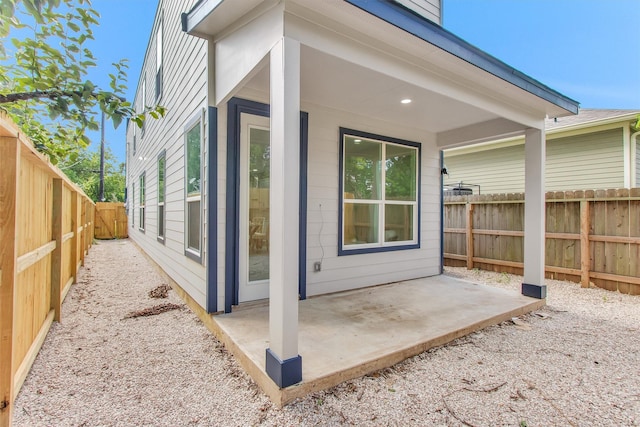 2413 Harlem St, Houston, TX 77020 - view of home's exterior with a patio and a fenced backyard
