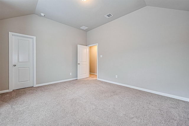 6518 Nicholas Trl, Sugar Land, TX 77479 - unfurnished bedroom featuring lofted ceiling and carpet