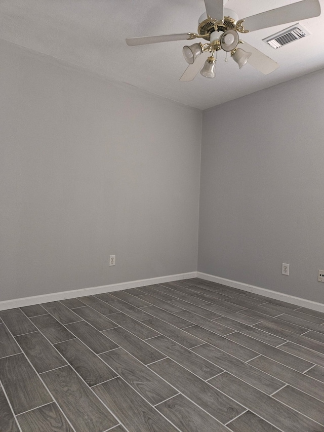 7022 Meadow Hawk Ct, Houston, TX 77041 - unfurnished room featuring a ceiling fan and wood finish floors