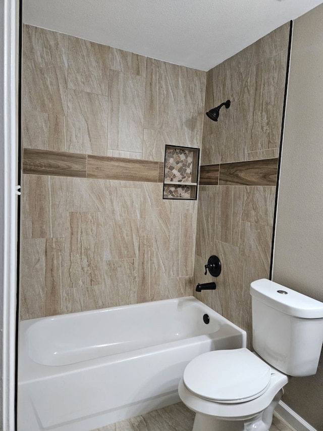 7022 Meadow Hawk Ct, Houston, TX 77041 - full bath with toilet and shower / bath combination