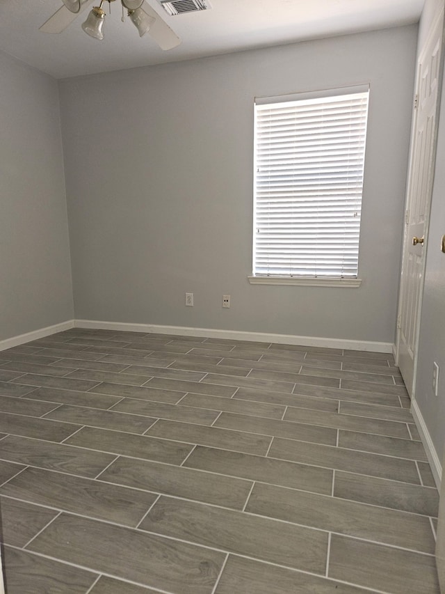 7022 Meadow Hawk Ct, Houston, TX 77041 - spare room featuring ceiling fan and dark wood finished floors