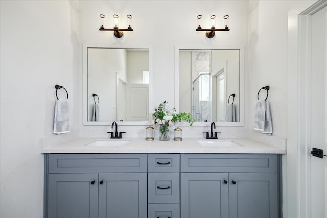 5256 Texas St, Houston, TX 77011 - full bath featuring double vanity and a shower