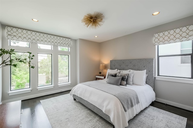1906 Park St, Houston, TX 77019 - bedroom with recessed lighting and wood finished floors