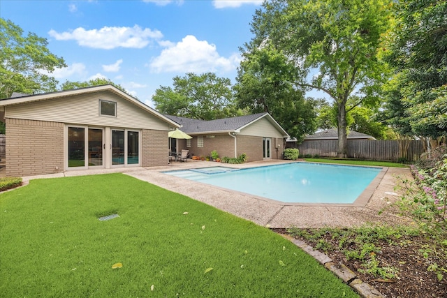 5171 Jason St, Houston, TX 77096 - view of swimming pool with a patio