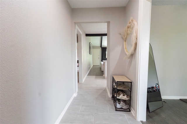 9106 Gustine Ln, Houston, TX 77031 - corridor featuring baseboards