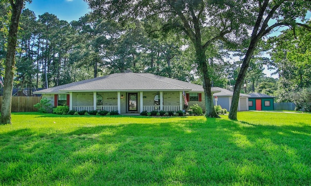 2102 Candy St, Pinehurst, TX 77362 - view of front of property featuring covered porch