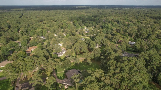 2102 Candy St, Pinehurst, TX 77362 - aerial overview of property's location featuring a forest
