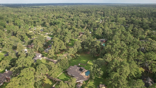 2102 Candy St, Pinehurst, TX 77362 - aerial overview of property's location with a forest