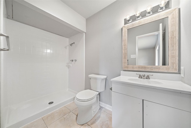 4406 Kacee Dr, Houston, TX 77084 - full bath with vanity, tile patterned flooring, and tiled shower