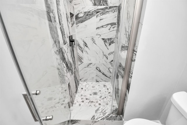 17202 Imperial Valley Dr Unit 3, Houston, TX 77060 - bathroom with toilet and a marble finish shower