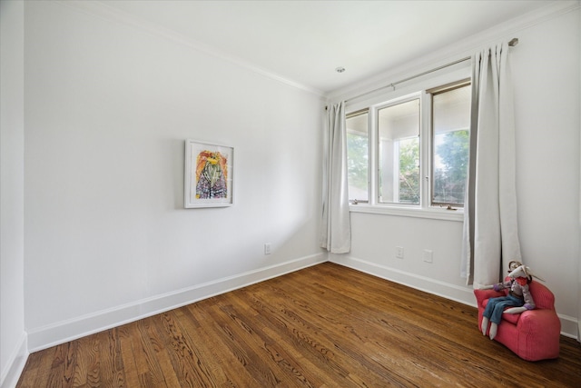 2037 Banks, Houston, TX 77098 - empty room with wood finished floors and crown molding