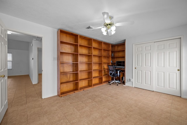 5110 Scottline Dr, Pasadena, TX 77505 - office space featuring ceiling fan and built in features