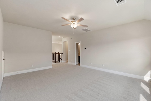 914 Hooks Trl, League City, TX 77573 - spare room featuring ceiling fan and light carpet