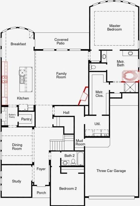 914 Hooks Trl, League City, TX 77573 - view of floor plan / room layout