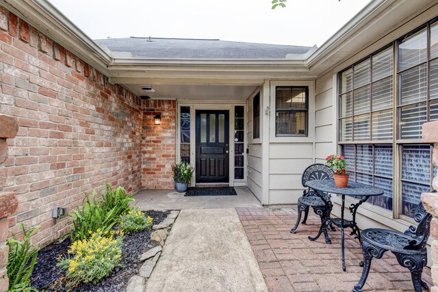1018 Cascade Creek Dr, Katy, TX 77450 - property entrance with brick siding