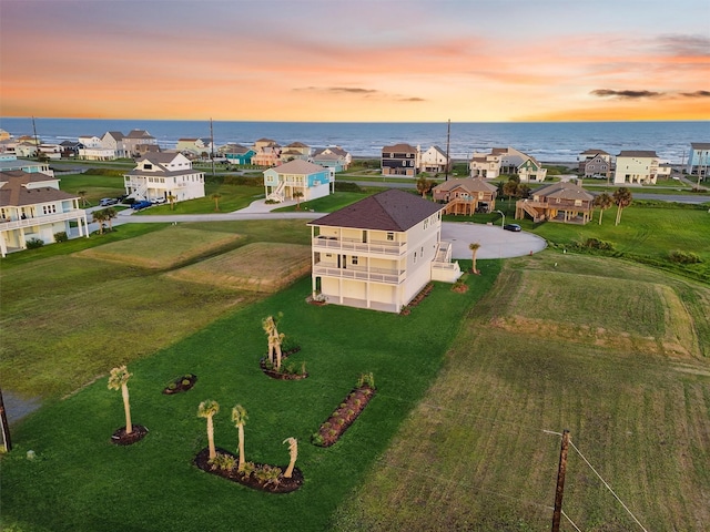 21330 Scissor Tail Ln, Galveston, TX 77554 - aerial view of residential area with a large body of water