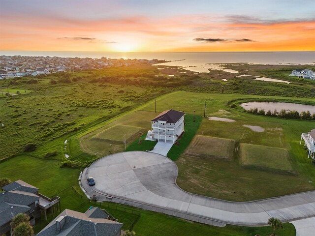 21330 Scissor Tail Ln, Galveston, TX 77554 - aerial view of property's location featuring a large body of water