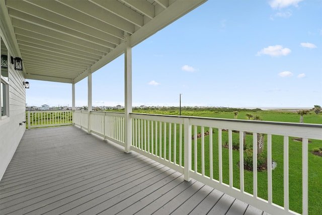 21330 Scissor Tail Ln, Galveston, TX 77554 - wooden deck featuring a lawn