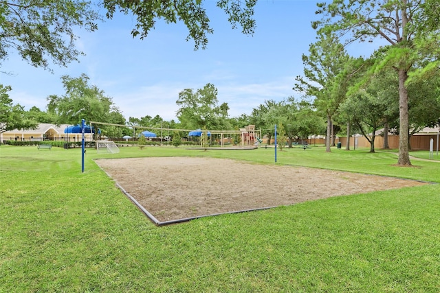 7622 Crestbrook Manor Ln, Cypress, TX 77433 - view of home's community with volleyball court