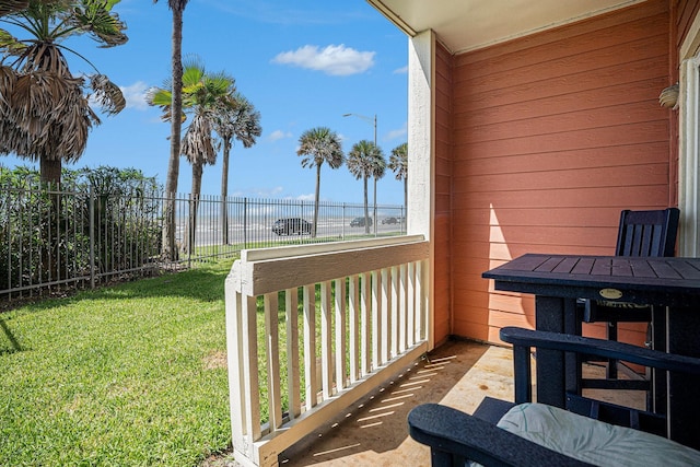 7000 Seawall Blvd Unit 611, Galveston, TX 77551 - view of balcony