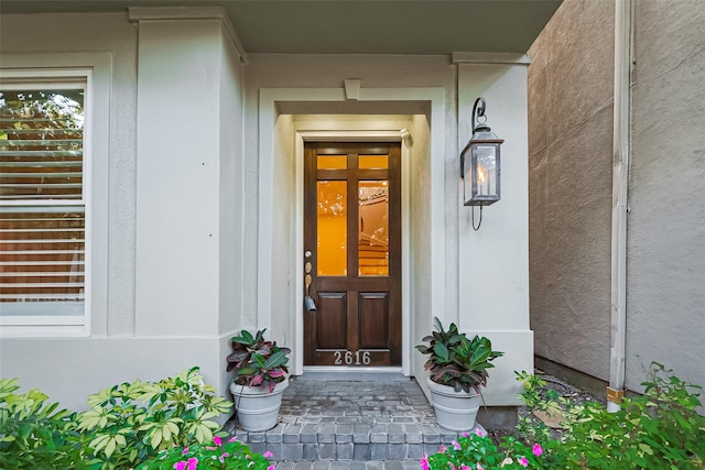 2616 Helena St, Houston, TX 77006 - property entrance with stucco siding