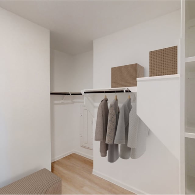 3001 Wild Dunes Dr, Katy, TX 77493 - spacious closet with wood finished floors