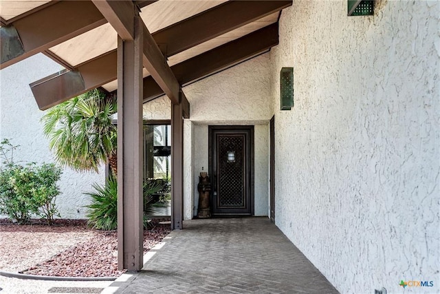1809 W Harrison Ave, Port O Connor, TX 77982 - entrance to property featuring stucco siding