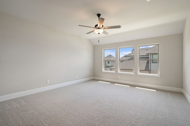 916 Wormwood Dr, League City, TX 77573 - carpeted empty room featuring ceiling fan and baseboards
