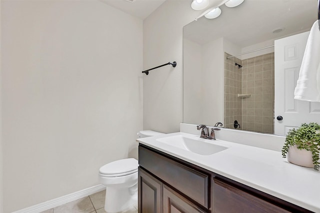 1107 Rymers Switch Ln, Friendswood, TX 77546 - full bathroom featuring vanity, tile patterned floors, and a shower
