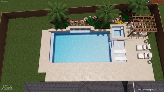 1107 Rymers Switch Ln, Friendswood, TX 77546 - view of pool