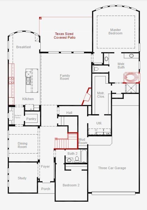 910 Hooks Trl, League City, TX 77573 - view of room layout