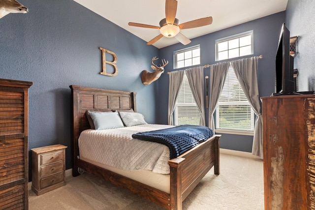 103 Jacks Corner Dr, Montgomery, TX 77316 - carpeted bedroom with multiple windows and ceiling fan