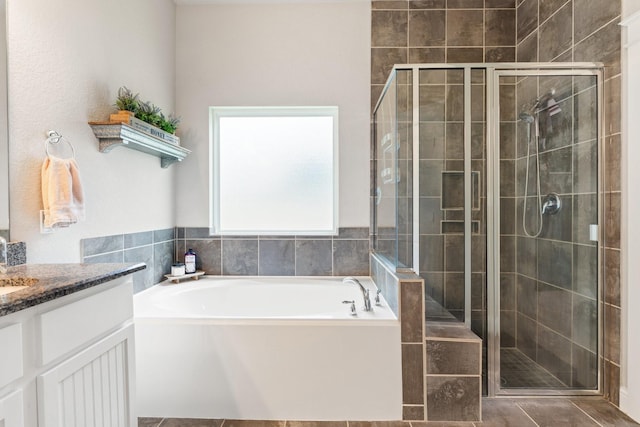 103 Jacks Corner Dr, Montgomery, TX 77316 - full bath with a bath, a shower stall, and vanity