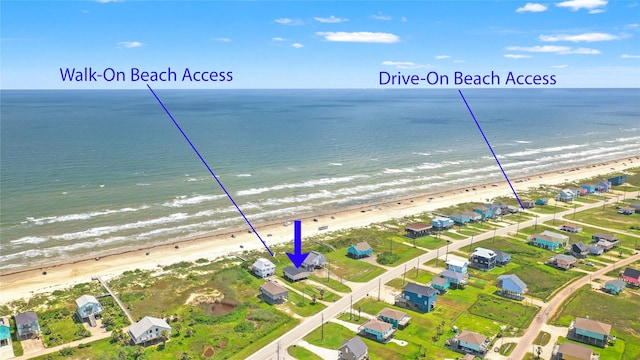 4630 Blue Water Hwy, Freeport, TX 77541 - bird's eye view of expansive beach