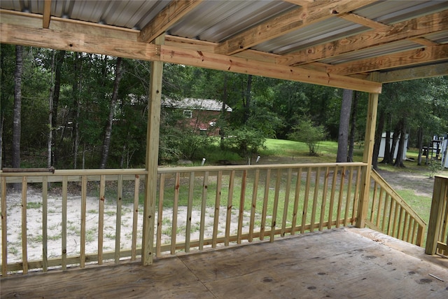 25 Wood Gln, Trinity, TX 75862 - view of wooden terrace