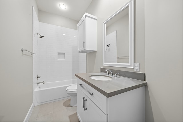 1829 W Main St Unit C, Houston, TX 77098 - bathroom featuring vanity,  shower combination, and tile patterned floors