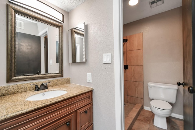 1505 Ward Rd Unit 182, Baytown, TX 77520 - full bath featuring vanity, tiled shower, and tile patterned flooring